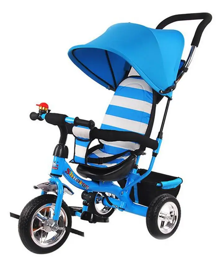 Vendite calde del bambino dei capretti dei bambini in metallo bambino triciclo 4 in 1 auto per bambini giocattoli