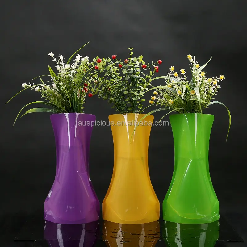 Différentes couleurs acceptent le vase extérieur clair de fleur de cimetière d'oem PP