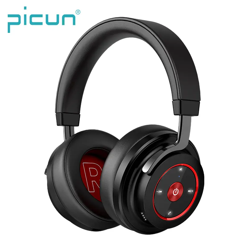 Picun Asli Premium CSR 4.1 Mega Bass Bluetooth Headphone Headband Logam Wireless Headphone