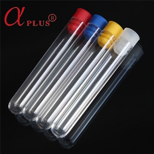 Laboratory clear <strong>12</strong>*75 Plastic test <strong>Tube</strong> with Screw Stopper Price