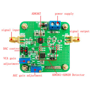 Taidacent AD8367 AGC линейный дБ непрерывный аналоговый автоматический контроль усиления оптический усилитель с переменным усилением широкополосный детектор - Product Image 5