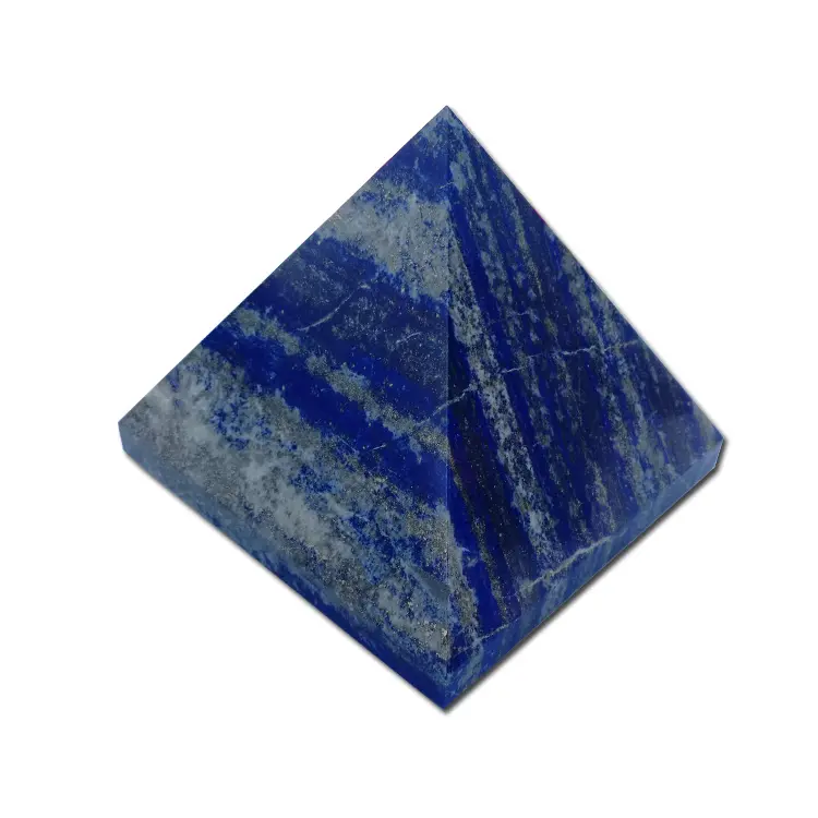 Intagliato a mano Lapis Lazuli piramide cristalli piramide naturale piramide di cristallo di quarzo per la vendita