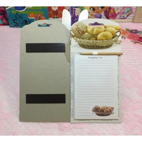 Souvenir magnetico memo pad notepad magnete del frigorifero con la penna