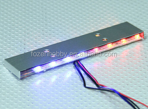 ชุดบาร์ฉุกเฉินขนาด1/10 RC 1/8สีแดงล้วน16 LED หลายโหมด CC01 SCX10ตามแนวแกน4WD - Product Image 3