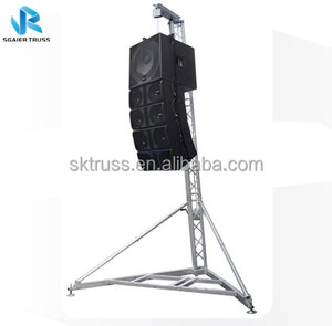 Line Array Speaker Truss Lift Stand con Display a traliccio a mano con paranco a catena Line Array Truss per concerti all'aperto - Product Image 1