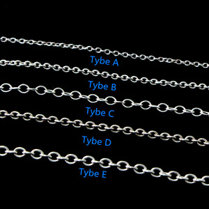 卸売925スターリングシルバーROLOパターン半完成チェーンバルクアクセサリージュエリー作り - Product Image 2