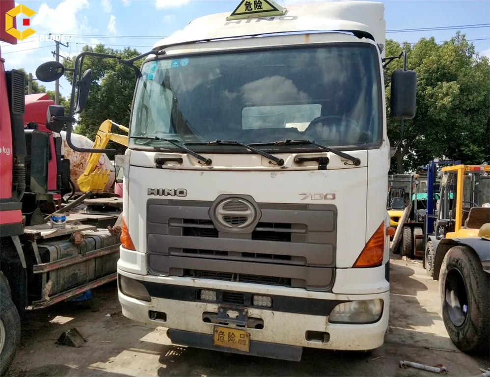 Usado hino ranger camión Japón; 6*6*4 ruedas 10 ton camión volquete hino camión tanque de combustible