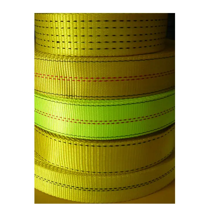 Custom Wholesale High Tensile Polyester Webbing belt strap for Lifting