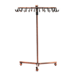 Cuatom Rotierenden Haken Schmuck Set Fall <span class=keywords><strong>Display</strong></span> Rack Bodenständer