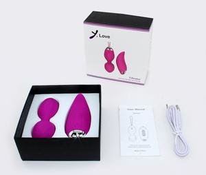 Y.LoveシリコンUSB充電式ポータブルバイブレーターマッサージャーセックス振動卵女性膣ボール弾丸おもちゃ