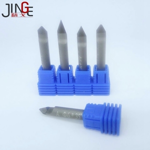V Carve Diamond <strong>PCD</strong> Tool Router Bit CNC End Mill Set, Diamond CNC End Mill Bits <strong>Cutter</strong> for Granite Stone - Product Image 5
