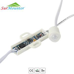 Interruptor de Sensor de movimiento Pir Mini, interruptor de ocupación para armario de cocina, LED, controlador de función de movimiento, CC de 12V a 24V, 4A