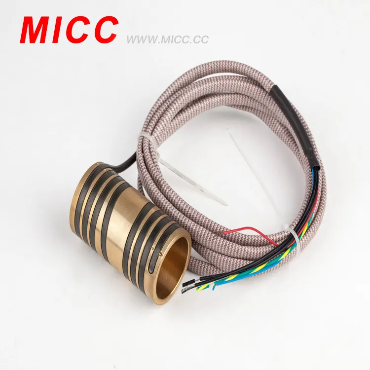 MICC Hot runner aquecedor tubulação de bronze bico aquecedor pressionado com a bobina do aquecedor