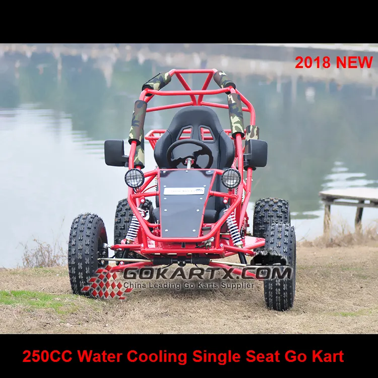 2018 go-kart tout-terrain à siège unique pour buggy adulte 250cc