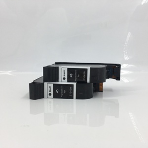 兼容HP 45 墨盒 51645 51645a墨水补充套件为溶剂绘图仪复位芯片连接器打印头黑色三色