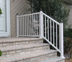 Veranda Geländer/Handläufe Position Design dekorative Eisen treppe Handlauf im Freien Schmiedeeisen Treppen geländer