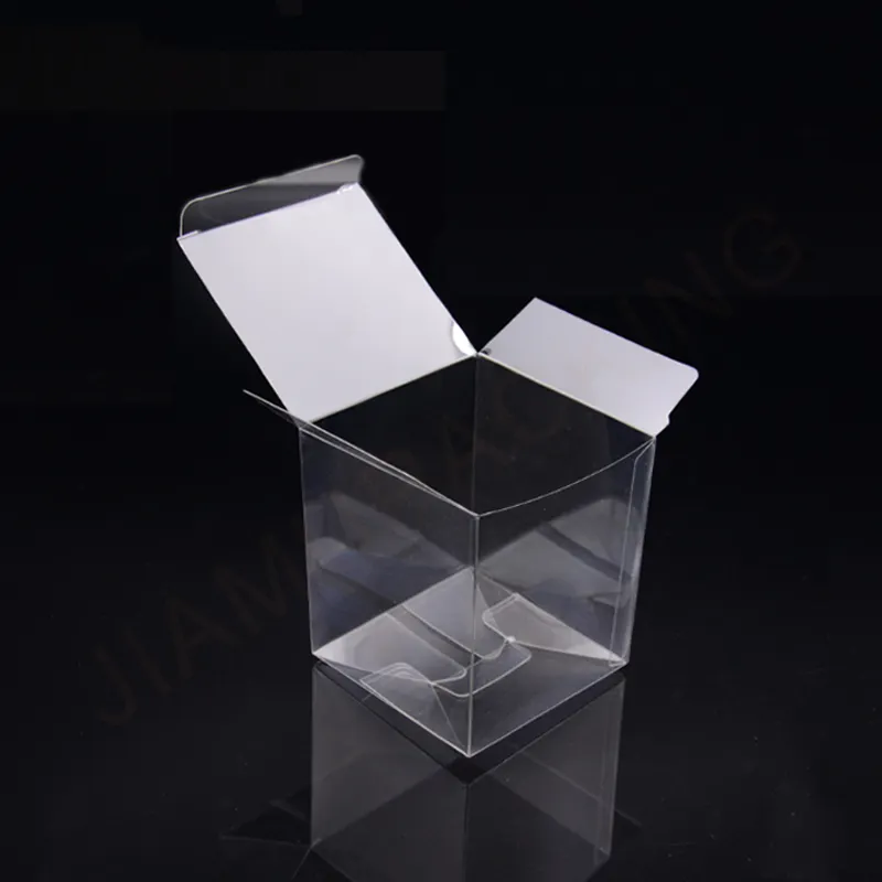 Cajas de Regalo personalizadas de plástico transparente, embalaje de regalo, caja de plástico cuadrada