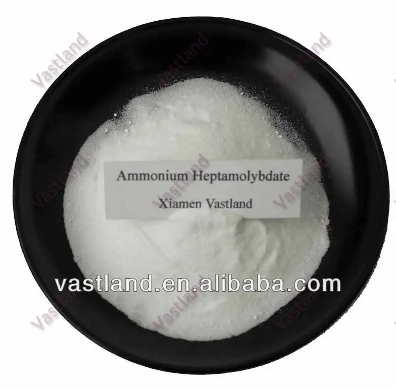 Molibato de Ammonio, tetrahidratado al 99%, precio (NH4)6Mo7O24.4H2O)
