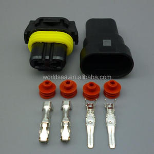 2 p <span class=keywords><strong>HID</strong></span> 铜端子连接器汽车端子 9005 公母插座