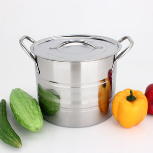 Bền thân thiện với môi 4 cái thép không gỉ nấu ăn Chậu đặt 30cm cảm ứng dưới cho gas cho nhà hàng và khách sạn - Product Image 2