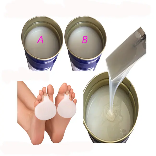 Gel de silicone liquide pour la peau, accessoires de soins des pieds