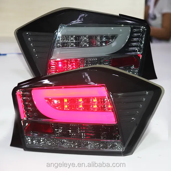 Luz LED trasera para coche, iluminación para HONDA 2008-2011 Año, Color negro humo SN