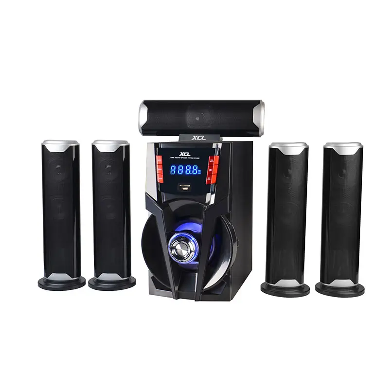Good price wireless speaker home theater 5.1 surround sound system with remote USB SD FM