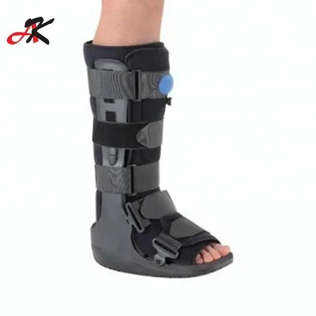 Ferimento Fratura Entorse de tornozelo Botas de Caminhada ROM Walker Brace com almofada de ar