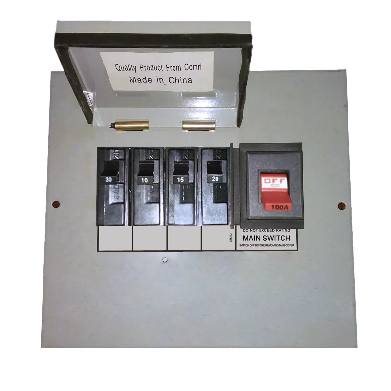 Placa do painel 4 way mcb caixa de distribuição com interruptor principal equipamentos elétricos suprimentos