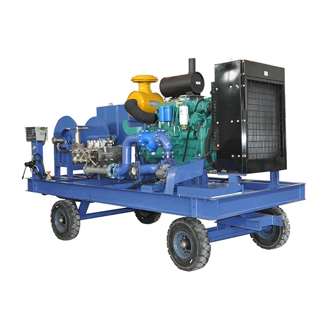 High pressure washing equipment hydro jetting machine for power plant denitrification