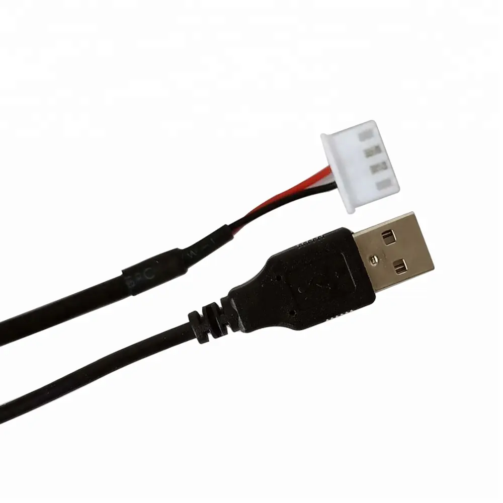 Kualitas tinggi USB 4 P aksesoris komputer garis untuk mouse dan keyboard