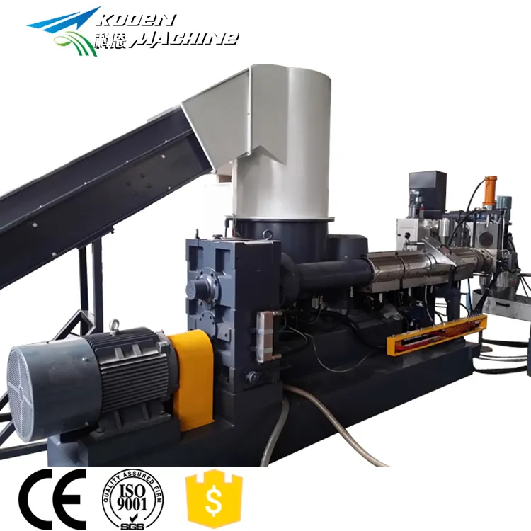 Recycle pepp HDPE LDPE plastic schroot pelletiseermachine