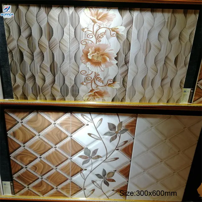 Матовая и глянцевая зеркальная декоративная керамическая настенная плитка 300 Х600, фарфоровая плитка для ванной и кухни
