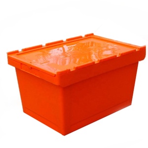 Hot Sale <strong>Nesting</strong> and <strong>Stacking</strong> Solid Box Storage <strong>Crate</strong> Heavy-Duty Utility Plastic PP Stackable and Nestable Design - Product Image 2