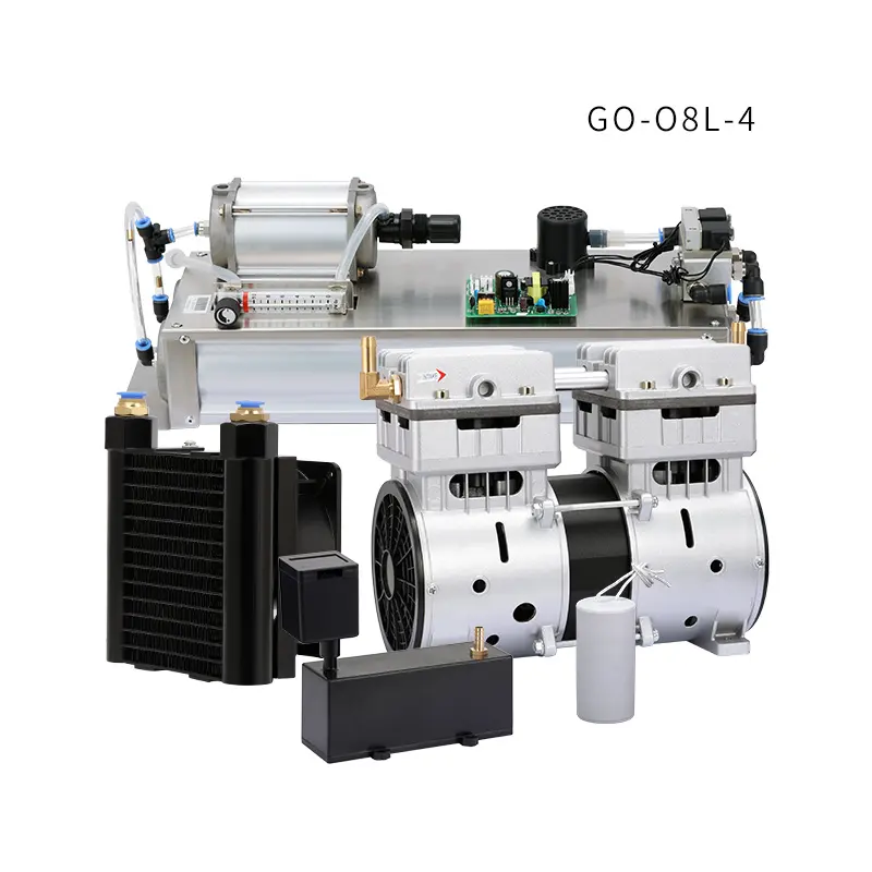 OEM generador de oxígeno psa con módulo libre de aceite de compresor de aire condensador y el ventilador de refrigeración conjunto completo