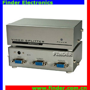 1x2 2port <strong>1</strong> <strong>Input</strong> <strong>2</strong> <strong>Outputs</strong> <strong>VGA</strong> <strong>Splitter</strong> With Badwidth 150MHz 250MHz 350MHz Optional