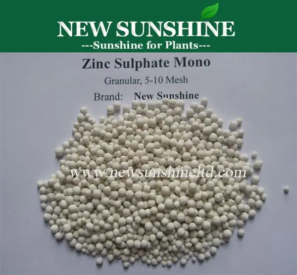 Professional Supplier Of Zinc Sulphate Mono Zn 33%, Zinc Sulfate Monohydrate Granular Feed Grade, Zinc Sulphate Hepta Fertilizer