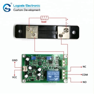 Analogico di uscita a relè 0-20A 30A 50A circuito DC modulo 300A shunt 200a 100a sensore di corrente