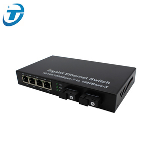 ניהול SFP 1000 M <span class=keywords><strong>Ethernet</strong></span> סיבי Media Converter