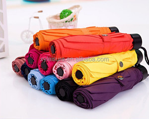 高品质纯色折叠伞 - Product Image 1