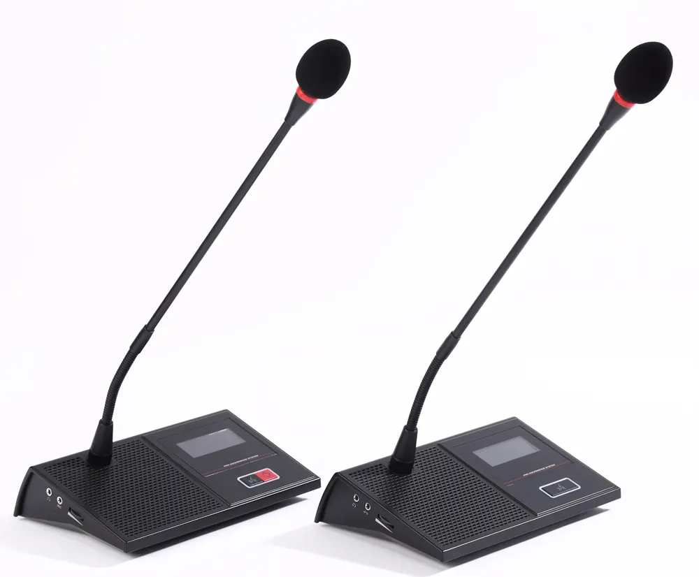 Sistema audio per sala apparecchiature con microfono da conferenza professionale con cavo YC824