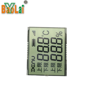 Módulo gráfico de medidor pequeño, pantalla LCD de segmento de personaje monocromático con módulo de control