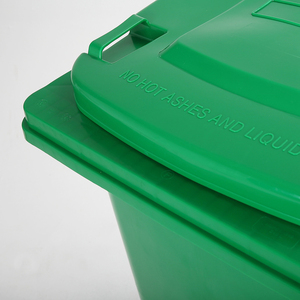 Toptan HDPE 64 galon 240 litre açık Wheelie plastik Bin atık, Bin atık
