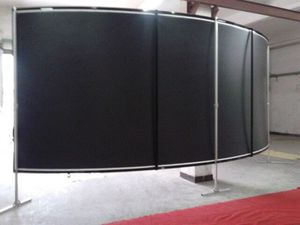 Simulador de voo curvo tv 4k, grande tamanho, 250 polegadas, tela de projeção, 180 graus, simulador de voo para motociclistas, tela de projeção