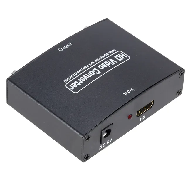 Venta caliente nuevos productos HDMI a vídeo componente (YPbPr) + Audio analógico (R/L) RAC convertidor HDMI a 720P /1080P multimedia