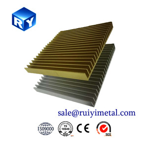 אלומיניום גוף קירור ורדיאטור extrusions