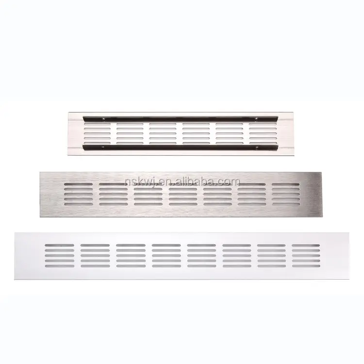 Aluminium grilles de ventilation pour armoires de cuisine, ventilation panneau perforé armoire à chaussures