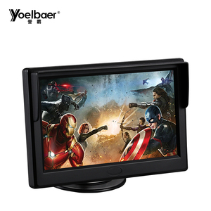 Vehicle On- Dash Backup <strong>Monitor</strong>, 5&quot; HD Car TFT LCD Color Screen Display with 2 <strong>Video</strong> <strong>Input</strong> for Rear / Front / Side View - Product Image 3