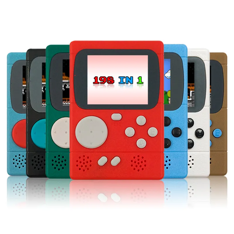 YLW Nouveau Portable de Poche Rétro Vidéo Console De Jeu Portable Lecteur avec Jeux Rétro pour le Cadeau De Noël