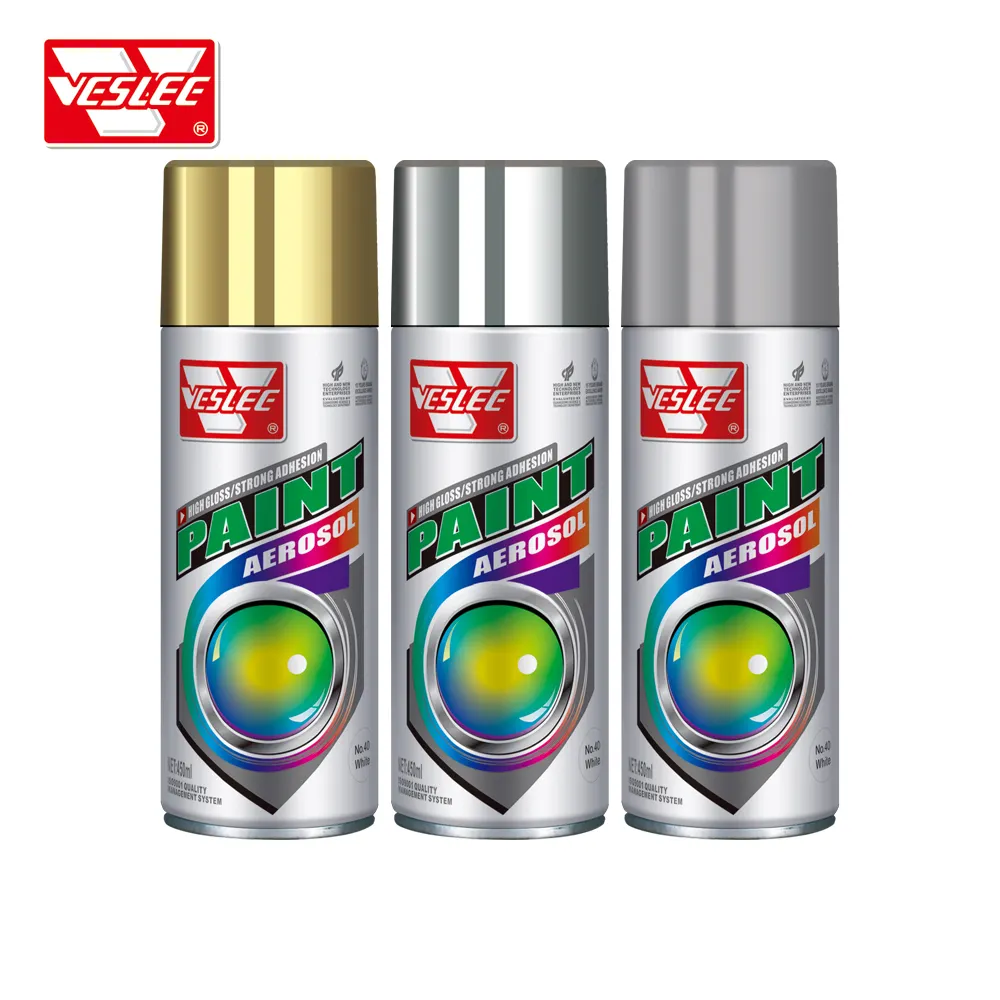 Neu-produziert gute chemische eigenschaften auto gespiegelt gold flüssige chrom schwarz spray farbe